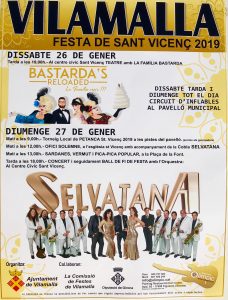 Cartell Festa Sant Vicenç 2019